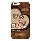 Personalized Dog Mom Lover Phone Case Printed 22MAR-DT03