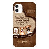 Personalized Dog Mom Lover Phone Case Printed 22MAR-DT03