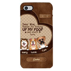 Personalized Dog Mom Lover Phone Case Printed 22MAR-DT03