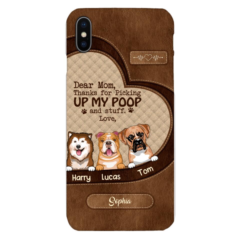 Personalized Dog Mom Lover Phone Case Printed 22MAR-DT03