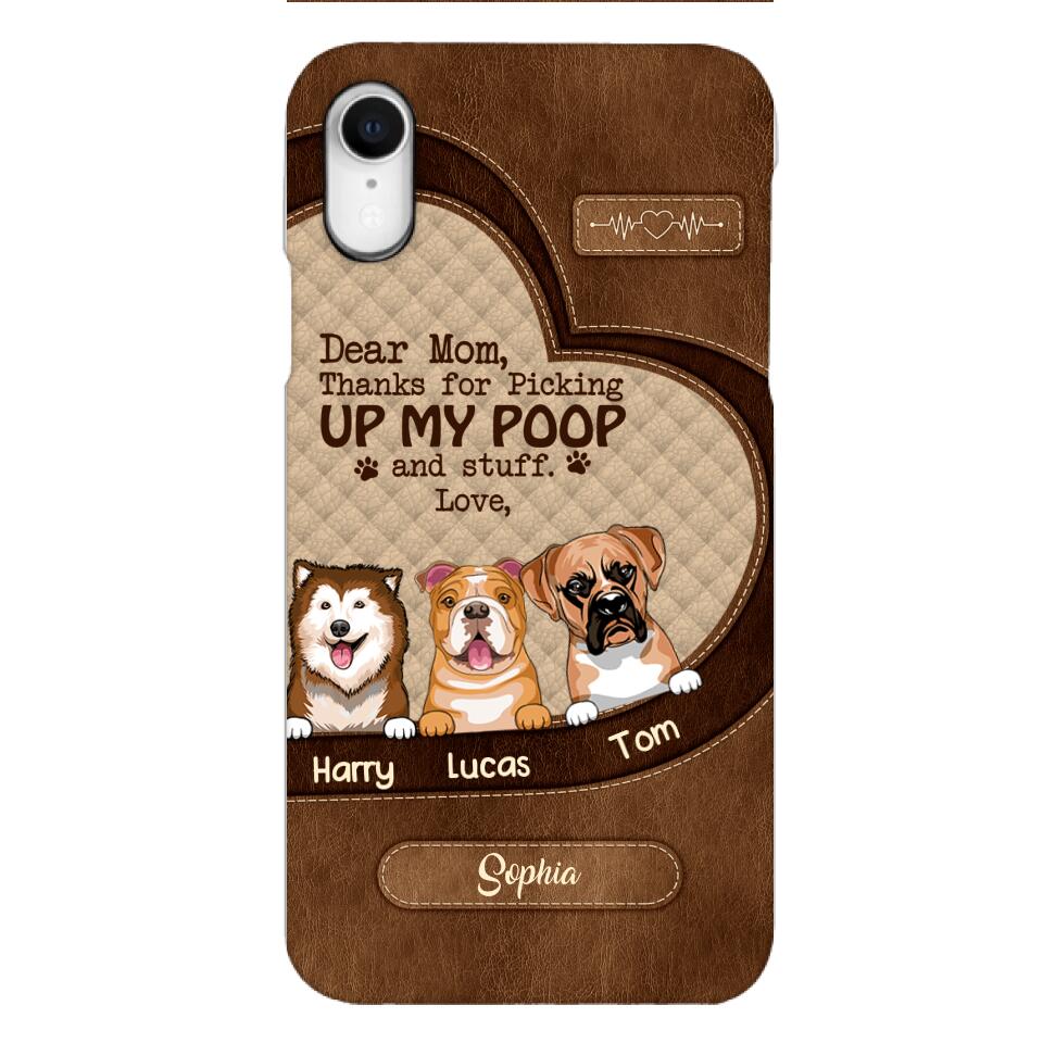 Personalized Dog Mom Lover Phone Case Printed 22MAR-DT03
