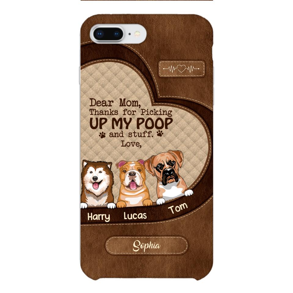 Personalized Dog Mom Lover Phone Case Printed 22MAR-DT03