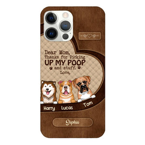 Personalized Dog Mom Lover Phone Case Printed 22MAR-DT03