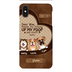 Personalized Dog Mom Lover Phone Case Printed 22MAR-DT03