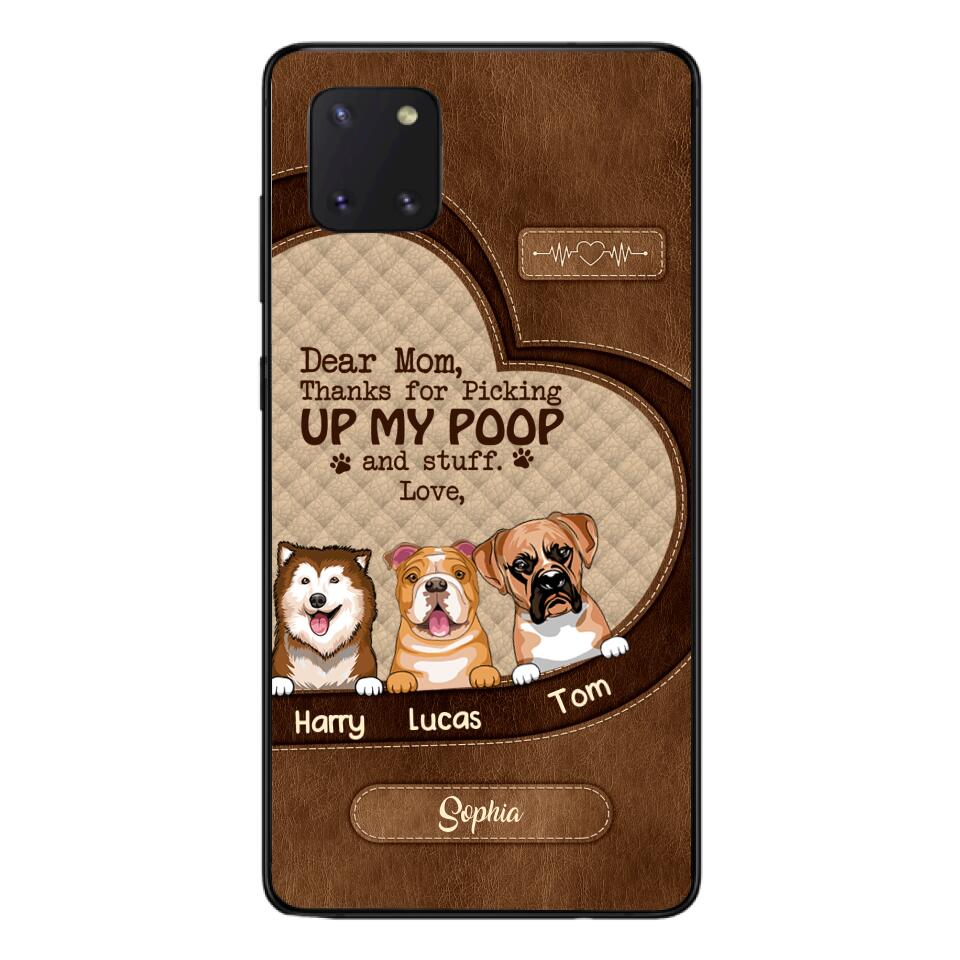 Personalized Dog Mom Lover Phone Case Printed 22MAR-DT03