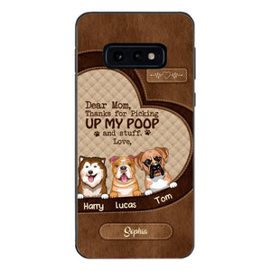 Personalized Dog Mom Lover Phone Case Printed 22MAR-DT03