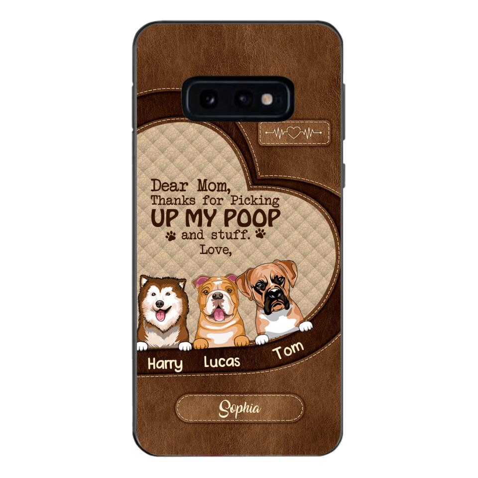 Personalized Dog Mom Lover Phone Case Printed 22MAR-DT03