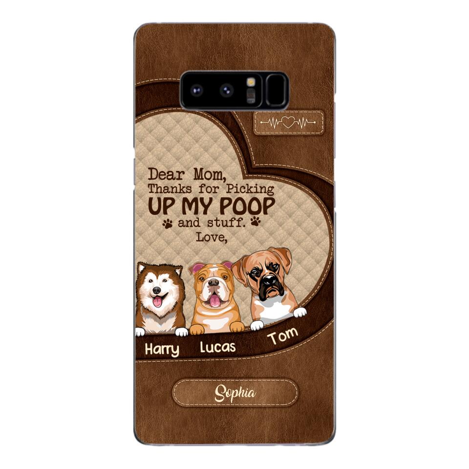 Personalized Dog Mom Lover Phone Case Printed 22MAR-DT03