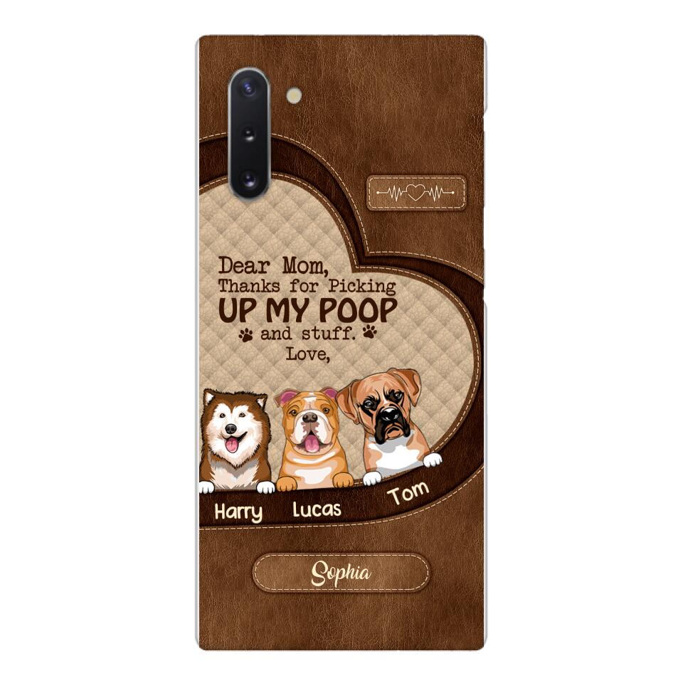 Personalized Dog Mom Lover Phone Case Printed 22MAR-DT03