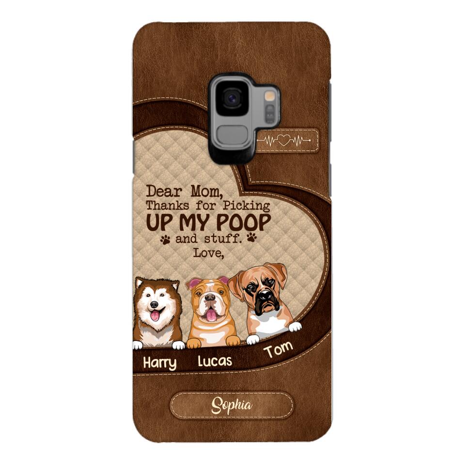 Personalized Dog Mom Lover Phone Case Printed 22MAR-DT03