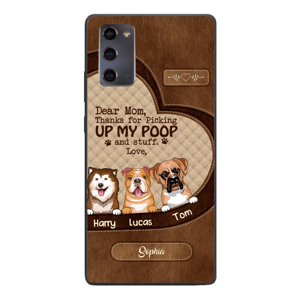 Personalized Dog Mom Lover Phone Case Printed 22MAR-DT03