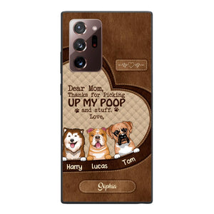 Personalized Dog Mom Lover Phone Case Printed 22MAR-DT03