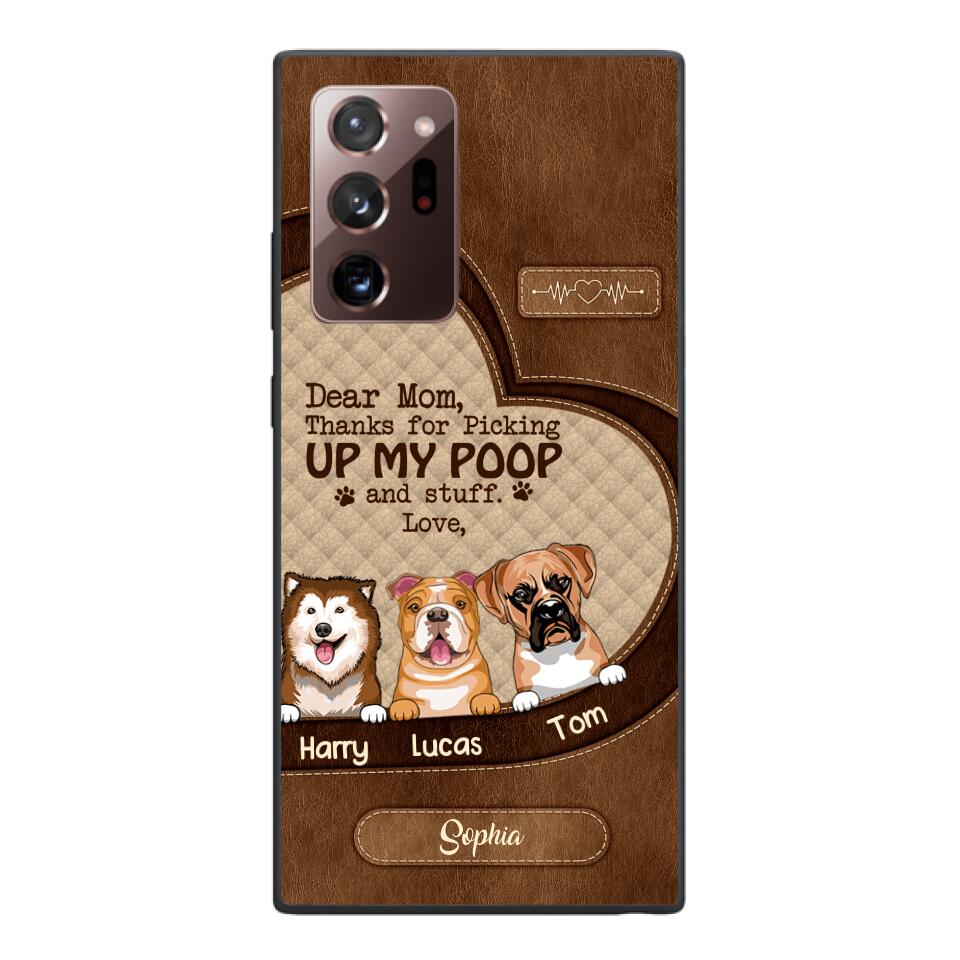 Personalized Dog Mom Lover Phone Case Printed 22MAR-DT03