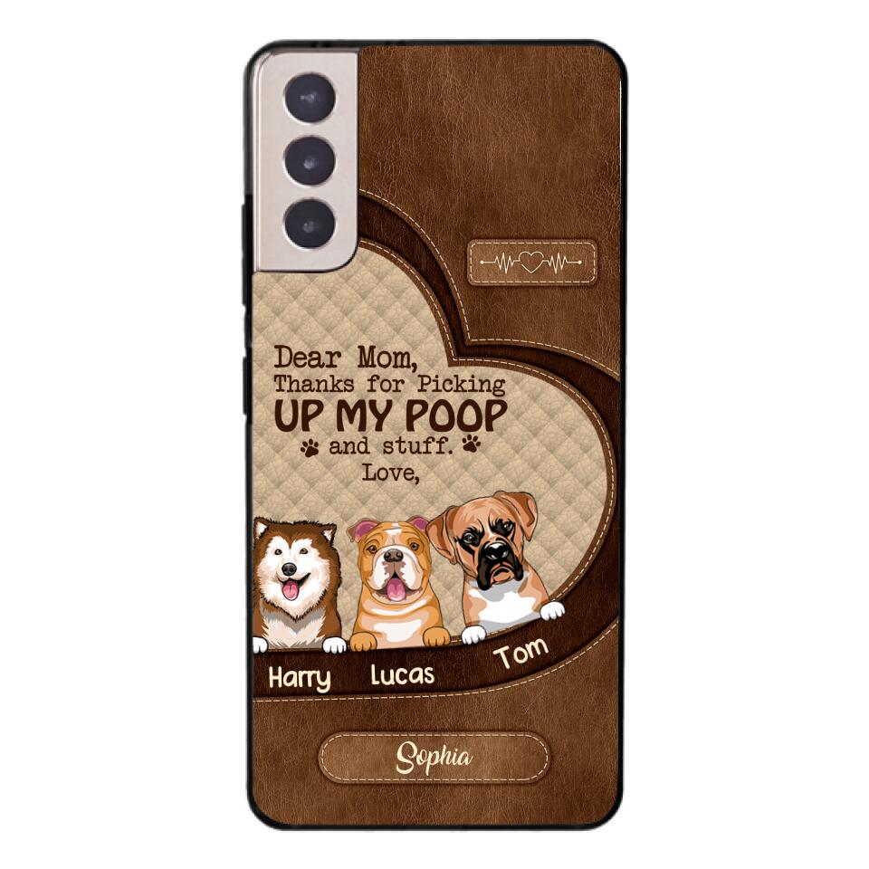 Personalized Dog Mom Lover Phone Case Printed 22MAR-DT03