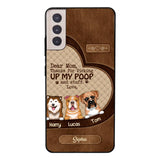 Personalized Dog Mom Lover Phone Case Printed 22MAR-DT03