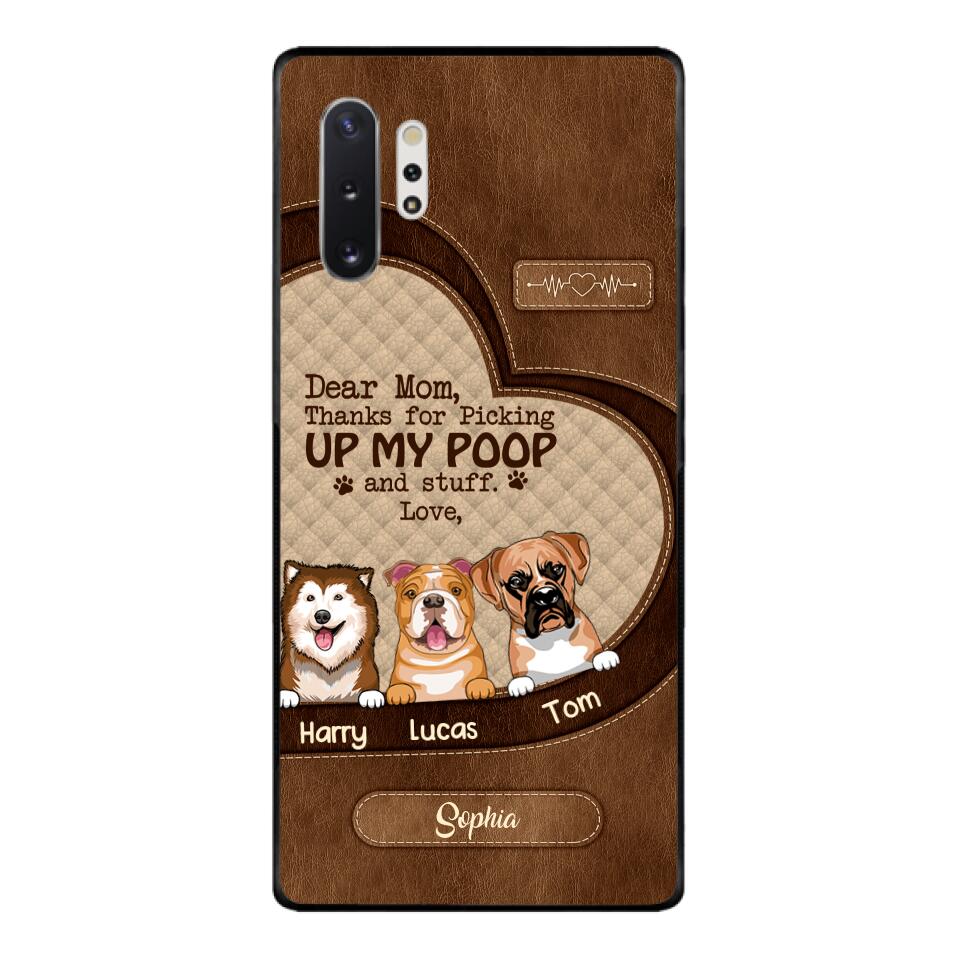 Personalized Dog Mom Lover Phone Case Printed 22MAR-DT03