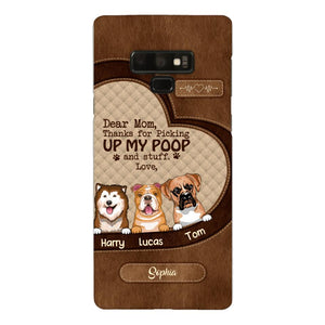 Personalized Dog Mom Lover Phone Case Printed 22MAR-DT03