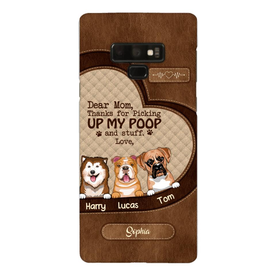 Personalized Dog Mom Lover Phone Case Printed 22MAR-DT03
