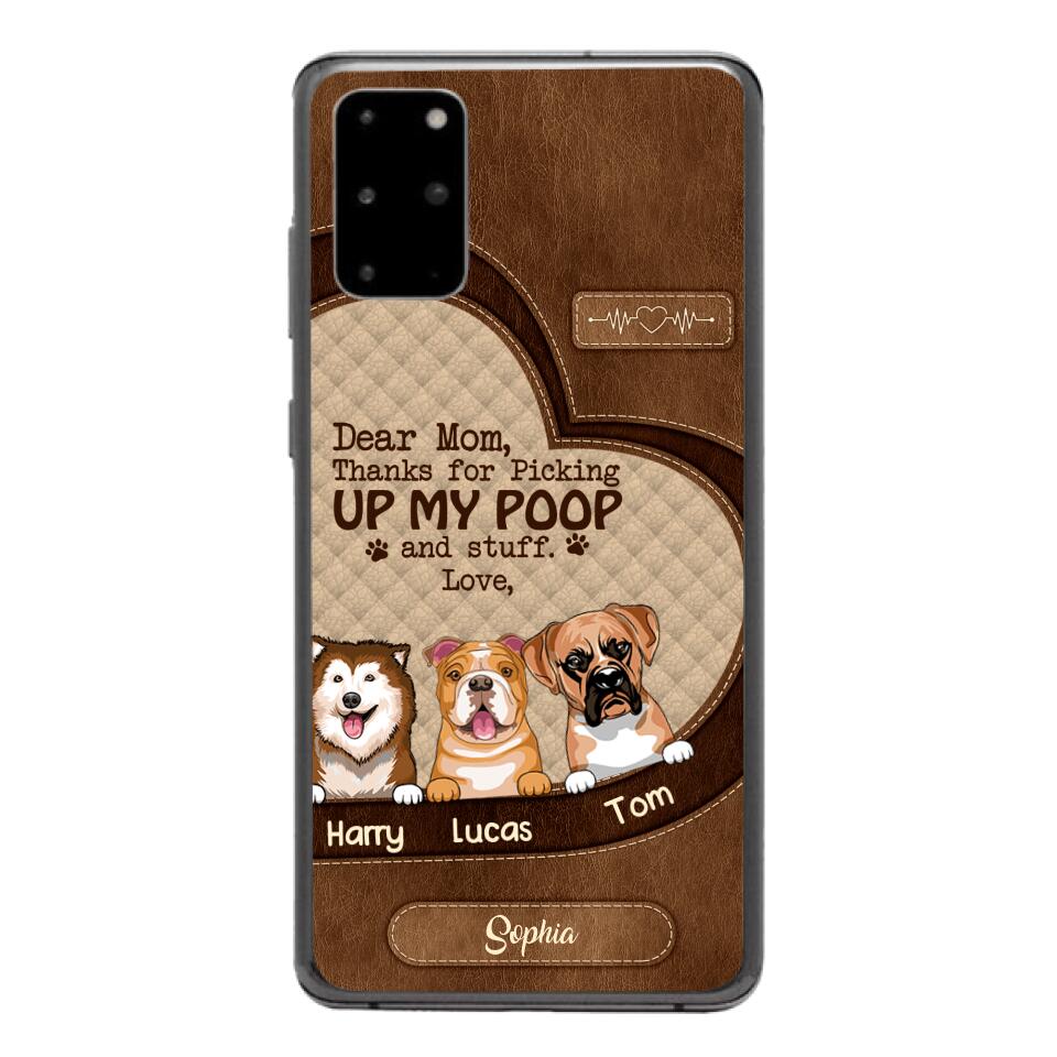 Personalized Dog Mom Lover Phone Case Printed 22MAR-DT03