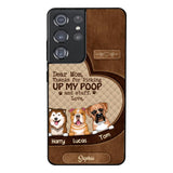 Personalized Dog Mom Lover Phone Case Printed 22MAR-DT03