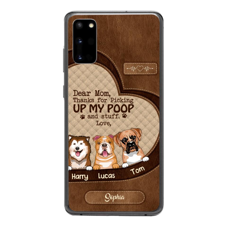 Personalized Dog Mom Lover Phone Case Printed 22MAR-DT03