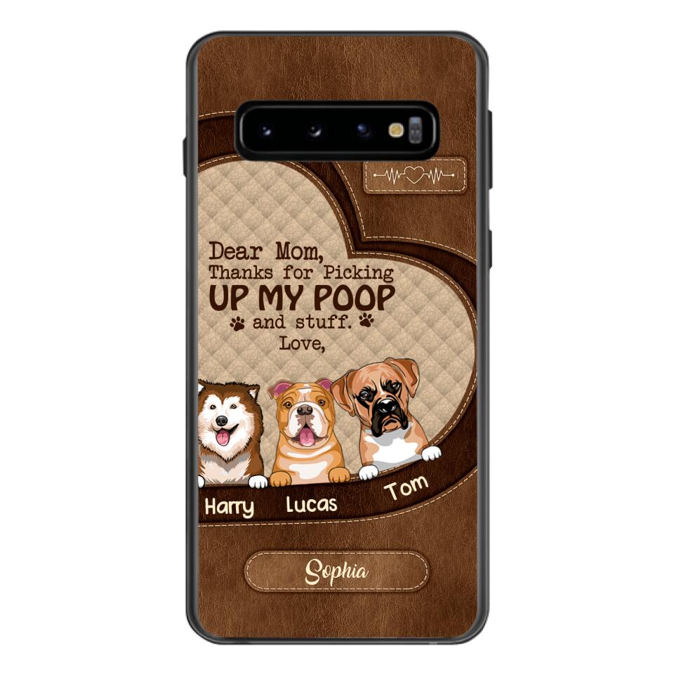 Personalized Dog Mom Lover Phone Case Printed 22MAR-DT03
