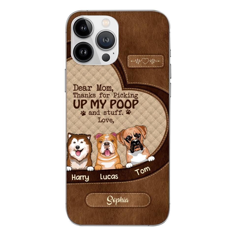 Personalized Dog Mom Lover Phone Case Printed 22MAR-DT03