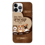 Personalized Dog Mom Lover Phone Case Printed 22MAR-DT03