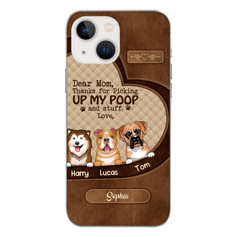 Personalized Dog Mom Lover Phone Case Printed 22MAR-DT03