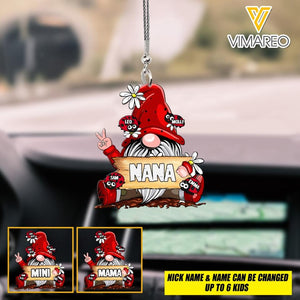 PERSONALIZED GRAND KID NAME BUGS CAR HANGING ORNAMENT QTMQ0403