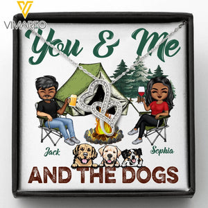 Personalized You & Me And The Dogs Necklace Printed 22JAN-DT17