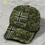 Personalized Norwegian Soldier/Veterans Camo Peaked Cap 22MAR-LN07