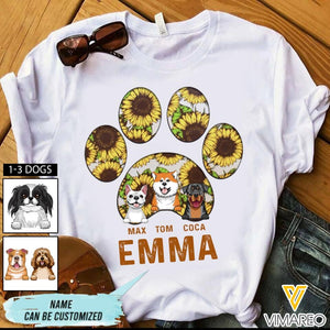 Personalized Dog Mom Tshirt Printed 22MAR-QH07