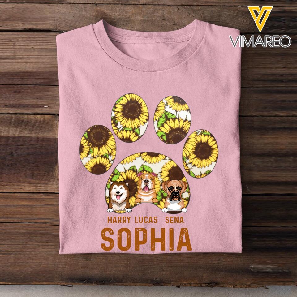 Personalized Dog Mom Tshirt Printed 22MAR-QH07