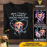 PERSONALIZED LABRADOR DOG TSHIRT QTDT0803
