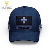 PERSONALIZED SWISSLAND POLICE PEAKED CAP QTTN0803
