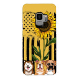 Personalized Dog Sunflower Phone Case Printed 22MAR-MQ08