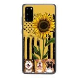 Personalized Dog Sunflower Phone Case Printed 22MAR-MQ08