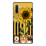 Personalized Dog Sunflower Phone Case Printed 22MAR-MQ08