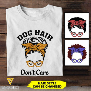 PERSONALIZED DOG HAIR DON'T CARE TSHIRT QTHC0903