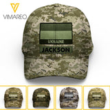 Personalized Ukraine Soldier Camo Peaked Cap Printed 22MAR-LN09