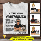 Personalized 5 Things You Should Know About This Dog Mom Tshirt Printed 22MAR-HC09