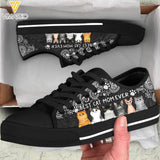 Personalized Best Cat Mom Ever Low Top Shoe Printed 22MAR-HQ09