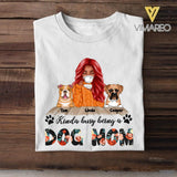 PERSONALIZED KINDA BUSY BEING A DOG MOM TSHIRT QTTQ1003