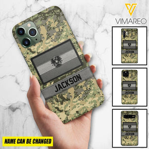 Personalized Austrian Soldier Camo Phone Case Printed 22MAR-MQ11