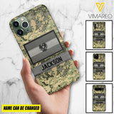Personalized Austrian Soldier Camo Phone Case Printed 22MAR-MQ11