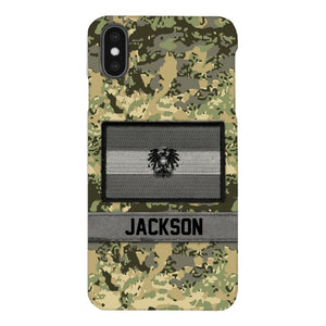 Personalized Austrian Soldier Camo Phone Case Printed 22MAR-MQ11