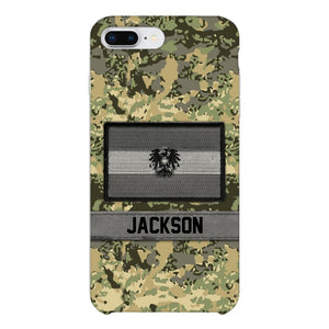 Personalized Austrian Soldier Camo Phone Case Printed 22MAR-MQ11