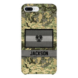 Personalized Austrian Soldier Camo Phone Case Printed 22MAR-MQ11