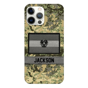 Personalized Austrian Soldier Camo Phone Case Printed 22MAR-MQ11